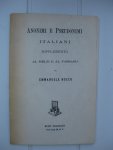 Melzi, Gaetano e Passano, Giambattista e Rocco, Emmanuele - Dizionario di opere anonime e pseudonime di schrittori italiani o come che sia aventi relazione all'Italia. Tomo I, II e III + Dizionario di opere anonime e pseudonime in supplemento a quella di G.M. compilato da G.P.