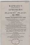  - Raphaels astronomical ephemeris of the planets places for 1953