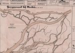n.n - Kaart van den Biesbosch - verso: Kaart van wateren rondom Dordrecht