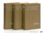 Catherine de Sienne / E. Cartier / R.P.J. Hurtaud. - Le dialogue de Sainte Catherine de Sienne & Lettres de Sainte Catherine de Sienne [ reprint of 1913 & 1886 editions, 4 volumes in 3 bindings ].