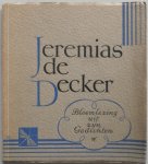 Karsemeijer J Samengesteld en ingeleid - Met een boekske in een hoekske Libellen serie nr 133 Jeremias de Decker bloemlezing uit zijn gedichten