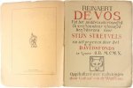Stijn Streuvels - Reinaert de Vos uyt het middelnederlandsch in verstaanbaar vlaamsch herschreven door Stijn Streuvels en uitgegeven door het Davidsfonds in 't jaart O.H. M.CM.X. opgeluisterd met teekeningen door Gustaaf van de Woestijne