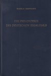 Hartmann, Nicolai - Die Philosophie des deutschen Idealismus