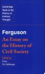 Adam Ferguson, Ferguson Adam - Ferguson: An Essay on the History of Civil Society