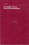Frank, Gerard P. - De aangifte voor de vennootschapsbelasting. Een onderzoek naar de methode van bepaling van het voorwerp van de vennootschapsbelasting bij binnenlandse belastingplichtigen en de weergave daarvan in het aangiftebiljet.