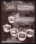 n.n - SABA Radio en Televissieprogramma 1956 / 57 - precisiewerk uit het Zwartewoud