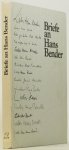 BENDER, HANS - Briefe an Hans Bender. Unter redaktioneller Mitarbeit von Ute Heimbüchel herausgegeben von Volker Neuhaus.