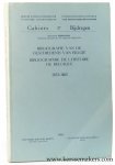 Vervaeck, Solange. - Bibliografie van de geschiedenis van België - Bibliographie de l'histoire de Belgique 1831 - 1865.