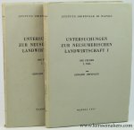Pettinato, Giovanni. - Untersuchungen zur Neusumerischen Landwirtschaft I. Die Felder 1. Teil (2 volumes).