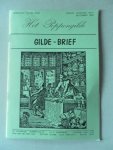 Sluis, Piet en Marijke van der e.a. - Het poppengilde gilde-brief 2e jaargang nr 9 1984 Met los getekend patroon voor pop 55cm matrozenpakje