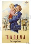 Coll. Plaizier - Poster: You?re in Good Hands with Sabena Coll. Plaizier - Poster: You?re in Good Hands with Sabena