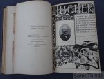 G., J. en E. Janssens (edit). en Jan Bruijlants (onder leiding van). - Lucifer : tijdschrift voor tooneel, letterkunde, muziek, en beeldende kunsten van Noord en Zuid. Ve jaargang, 1e halfjaar (september 1905 - februari 1906) en 2e halfjaar (maart - oogst 1906). Verschijnt om de veertien dagen.