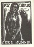 Hodek, Jozef. - Exlibris voor Cees Bunnik Hodek, Jozef. - Exlibris voor Cees Bunnik