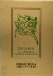 James George Scott - Burma A Handbook of Practical Information
