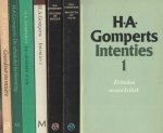 Gompers, H.A. - Wachten op Niets. De eend op zolder. Intenties 1: Kriteiken en over kritiek. Intenties 2: Terug tot Simon Vestdijk en andere essays. Graneur en misère van de literatuurwetenschap. De geheime tuin. De schok der herkening