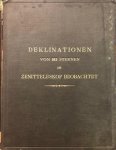 ZWIERS, H.J. - Untersuchungen über die Deklinationen und Eigenbewegungen von 163 Sternen, welche 1899-1906 am Zenitteleskop in Leiden beobachtet worden sind