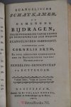Brem, Cornelis - Euangelische schatkamer of gemengde bijdragen, ter bevoordering van de kennis en beoefening van den waaren euangelischen godsdienst, en door denzelen opgedraagen aan de bestuurderen van het Nederlandsch zendeling-Genootschap te Rotterdam