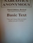 Div. - "Narcotics Anonymous"  Basic Text