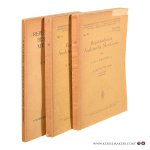 Vollewens, W. J. - Repetitiedictaat Analytische Meetkunde, A. Het platte vlak. B. De ruimte. Tweede druk. & Repetitie-dictaat Beschrijvende Meetkunde. Vierde ongewijzigde druk. [3 boeken samen].
