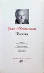 Bernard Degout ea - Jean d'Ormesson  Oeuvres