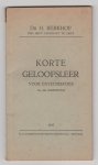 Berkhof, Dr. H. - Korte geloofsleer voor cathechisaties