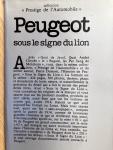 Dumont, P. - Peugeot. Sous le signe du lion. 2e editie.