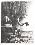 Vliet, Johannes van (fl. 1628-1637) - [Technic] Carpenters (timmermannen) [set: Crafts and trades].