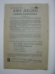 red. - Ars Aequi. Juridisch studentenblad. 1956.