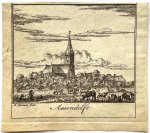 Abraham Zeeman (1695/96-1754) - Antique print, city view, 1730 | Assendelft, published 1730, 1 p.
