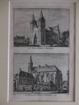 Arnhem. - St. Jans Kerk te Arnhem/ St. Nikolaas Kerk te Arnhem, 1742.