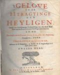 Gerbrandus van Leeuwen - 't Gelove en de Betragtinge der Heyligen Tweede Deel