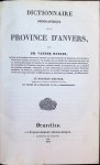 Ph. vander Maelen - Dictionnaire Géographique de la Province d'Anvers Ph. vander Maelen - Dictionnaire Géographique de la Province d'Anvers