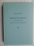 Kordes, Ernst - Optische Daten