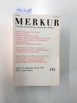 Moras, Joachim und Hans Paeschke (Hrsg.): - (1981) Merkur : Deutsche Zeitschrift für europäisches Denken