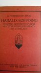 Haas G.Horreus de - Harald Hoffding      ( proefschrift Godgeleerdheid)
