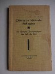 Herrebaut, J.. - Chimiatrie minérale pathogène. De l'emploi thérapeutique des sels de zinc.