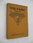 Voltaire - Romans. Tome premier et second. Notices et annotations par H. Legrand.