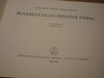 Bach; J. S. (1685-1750) - Orgelwerke Band 8 - Bearbeitungen Fremder Werke Neue Ausgabe Saemtlicher Werke Serie 4 Orgelwerke - Band 8 (orgel) (Herausgegeben von Karl Heller)