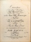 Catrufo, J. ; Pacini (arr.).: - Ouverture de Felici ou la jeune fille Romanes...arrangé pour le pianoforte avec accompagnement de violon non obligé par Pacini.