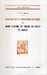 Hegel, Georg Wilhelm Friedrich. - Principes de la philosophie du droit ou Droit naturel et science de l'État en abrégé.