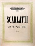 Scarlatti, Domenico: - 25 Sonaten. In progressiver Folge nach eigenem Gebrauch beim Vortrag und Unterricht herausgegeben von Emil Sauer