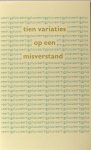 (Thomassen, Kees). - Tien variaties op een misverstand. (Thomassen, Kees). - Tien variaties op een misverstand.