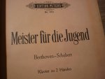 Beethoven; Schubert; Menselssohn; Schumann; Weber; Schubert; Brahms - Meister fur die Jugend, Klavierstucke 2-handig (Adolf Ruthardt)
