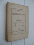  - Bibliographie,Lipsienne. Oeuvres de Juste Lipse. Première série I et II. Deuxième série.