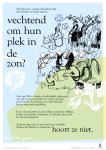 VAN GASSE, Lies - Lies Van Gasse - Lees mij [50 genummerde en gesigneerde ex.] Poëzieposter / Rijmprent