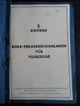 Factory catalogue - Bord-Fernsprechanlagen für Flugzeuge