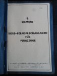 Factory catalogue - Bord-Fernsprechanlagen für Flugzeuge