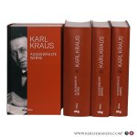 Kraus, Karl. / Wagenknecht, Christian (Hrsg.). - Ausgewählte Werke. 4 Bände.