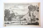 Albert Meyering (1645-1714) - [Antique prints, etchings/etsen] Two river landscapes [set: Classical Landscapes] (Twee rivier lanschappen), published before 1700.