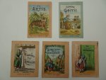 N.n.. - De twee vriendinnetjes/ De twee zusters en de toovergodin/ De geschiedenis van Asschepoetster/ Domme Gerrit/ In Artis. 5 delen.